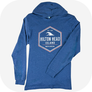 Hilton Head Island Hobbs Wave Long Sleeve Hoodie