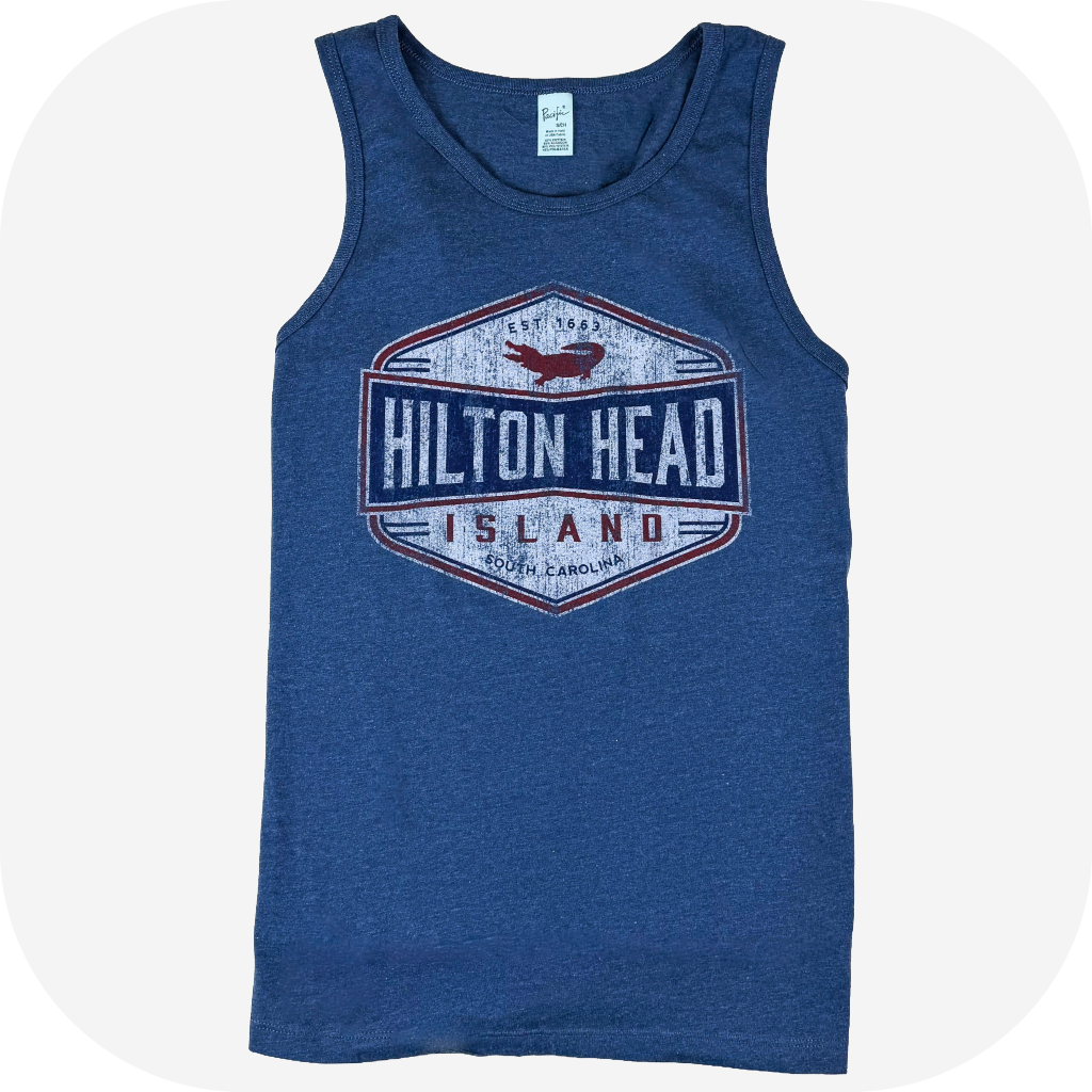 Men's Hilton Head Hexaco Gator Tank