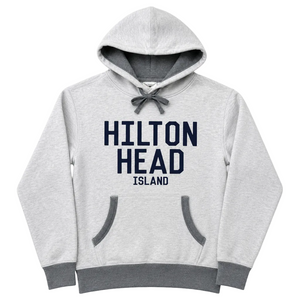 Hilton Head Island Contrast Pull Hooded Sweatshirt