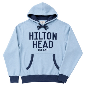 Hilton Head Island Contrast Pull Hooded Sweatshirt