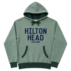 Hilton Head Island Contrast Pull Hooded Sweatshirt