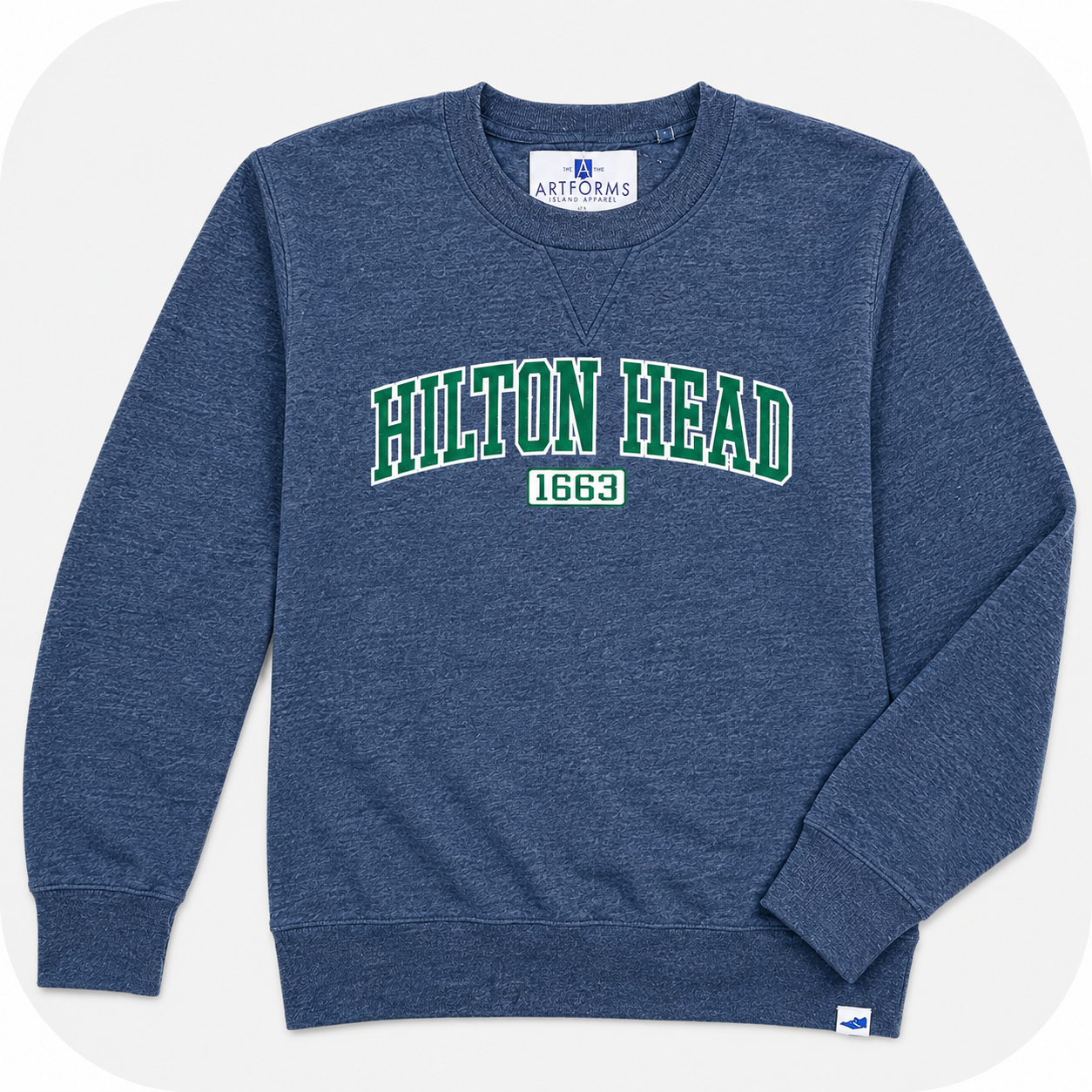 Hilton Head Overpass Applique Crew Neck Sweatshirt