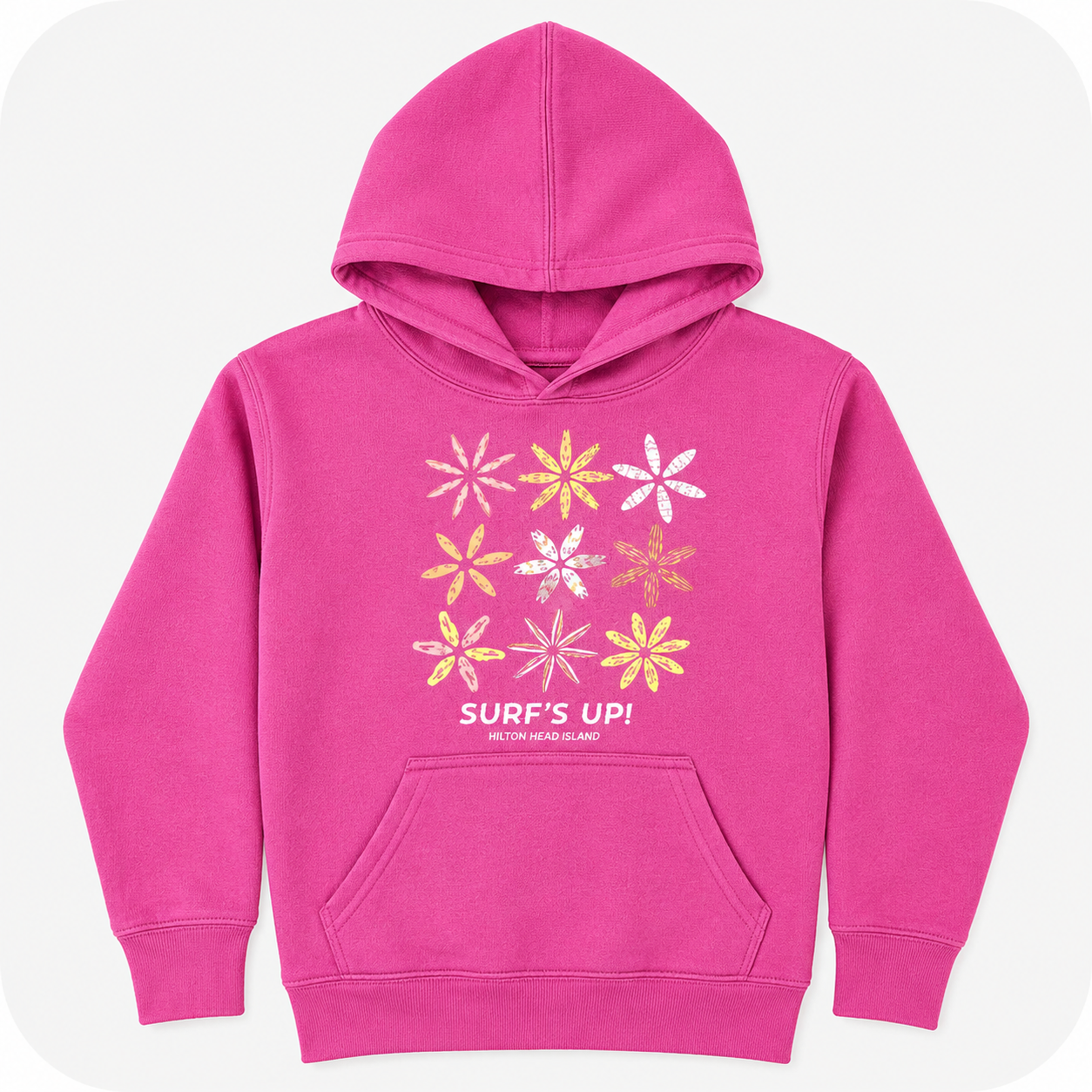 Youth Hilton Head Island Bloom Surfboard Hoodie
