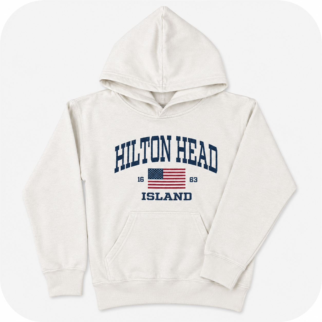 Youth Hilton Head Flag Hoodie