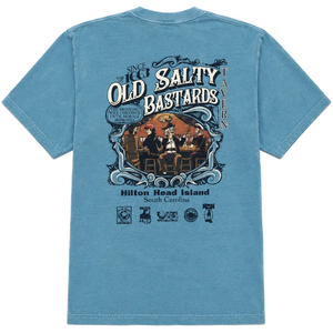 Vintage Old Salty Bastards Tavern Hilton Head T-Shirt
