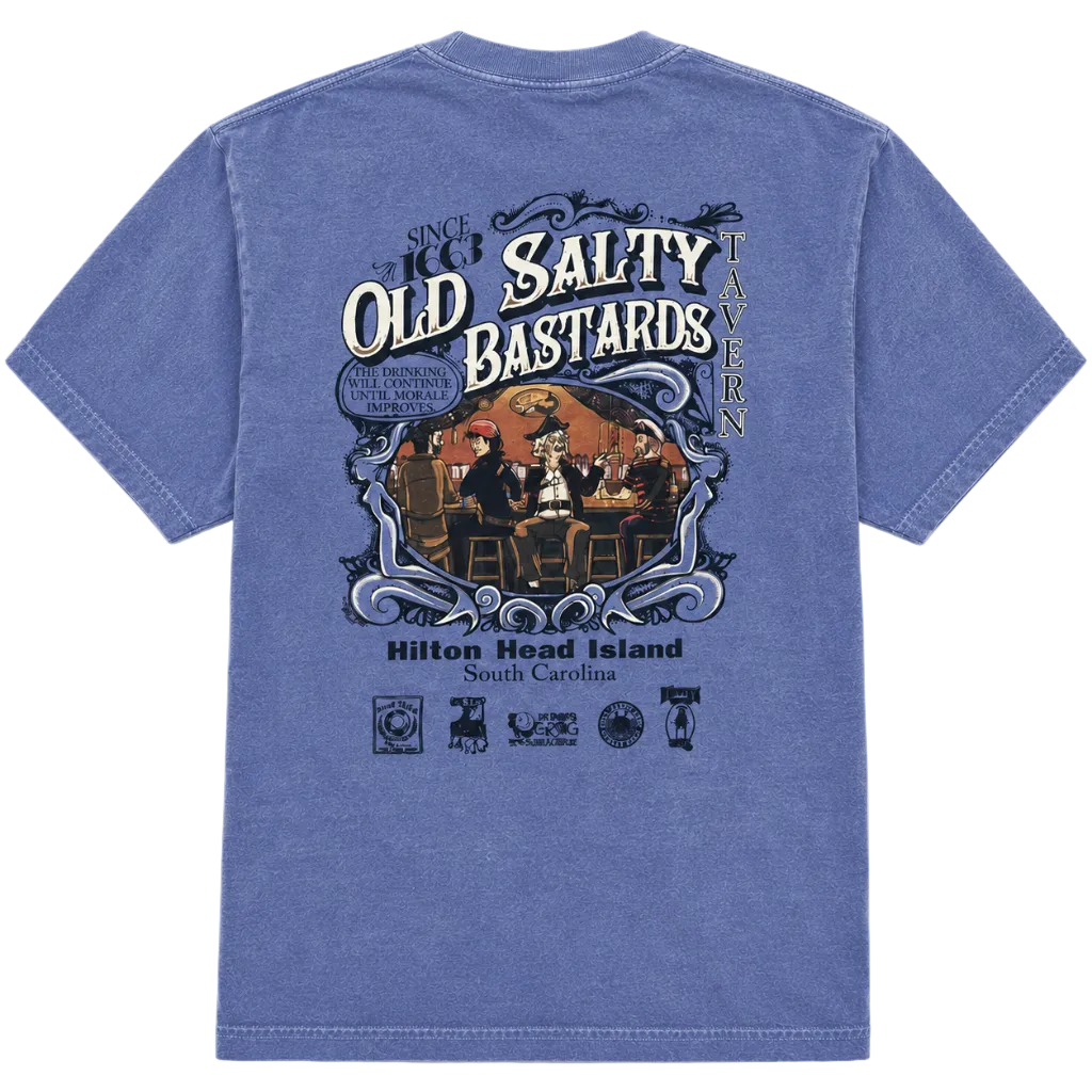 Vintage Old Salty Bastards Tavern Hilton Head T-Shirt - Camp