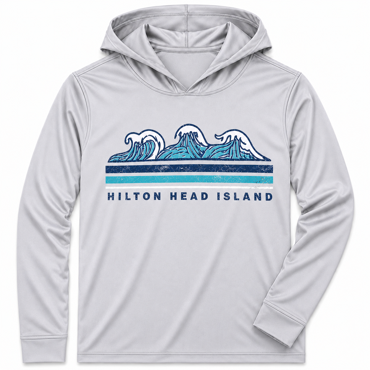 Hilton Head UPF Max Wave Long Sleeve Hooded T-Shirt