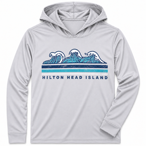 Hilton Head UPF Max Wave Long Sleeve Hooded T-Shirt