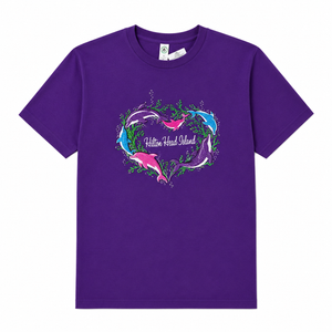 Youth Hilton Head Rosey Posey Dolphin Glow-In-The-Dark T-Shirt