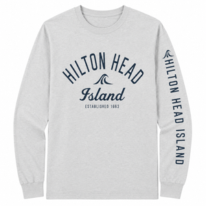 Rhombus Wave Hilton Head Island Long Sleeve T-Shirt