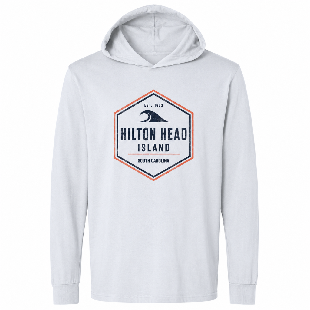 Hilton Head Island Hobbs Wave Long Sleeve Hoodie