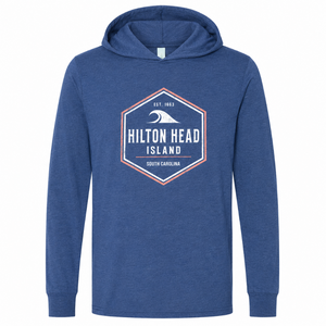 Hilton Head Island Hobbs Wave Long Sleeve Hoodie