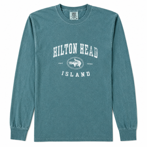 Vintage Hilton Head Island Gator Long Sleeve T-Shirt