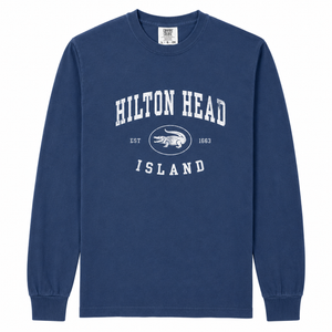 Vintage Hilton Head Island Gator Long Sleeve T-Shirt