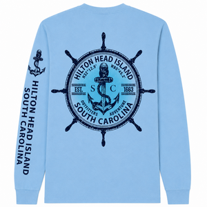 Hilton Head Island Wheelhouse Long Sleeve T-Shirt