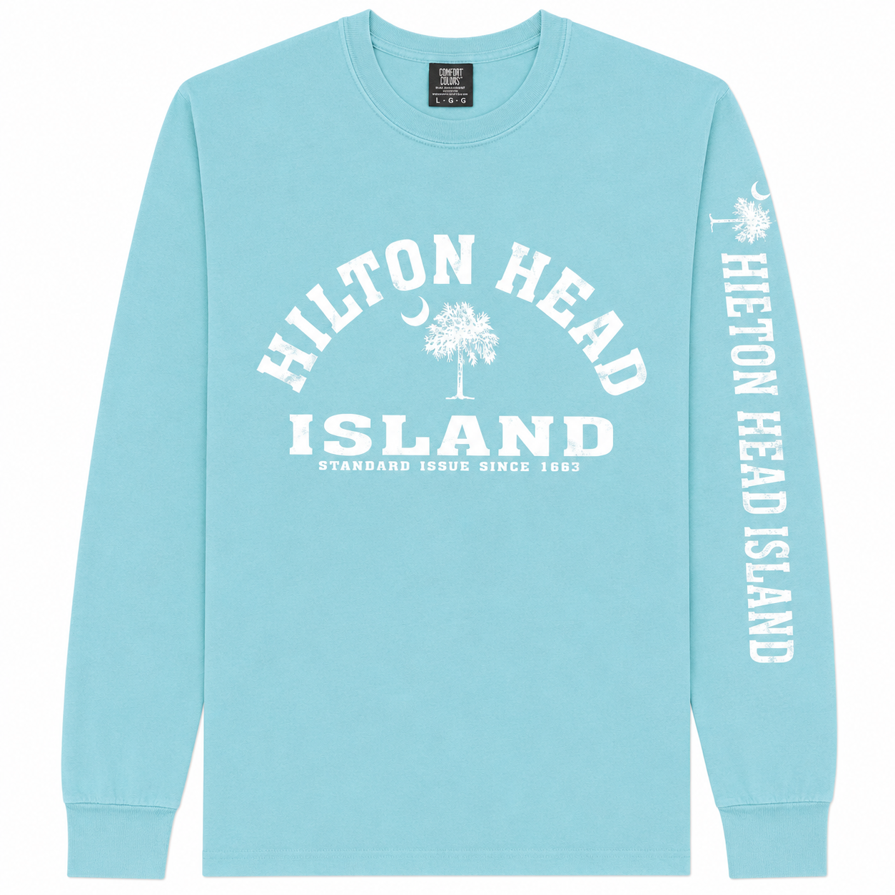 Standard Issue Hilton Head Island Palm Moon Long Sleeve T-Shirt
