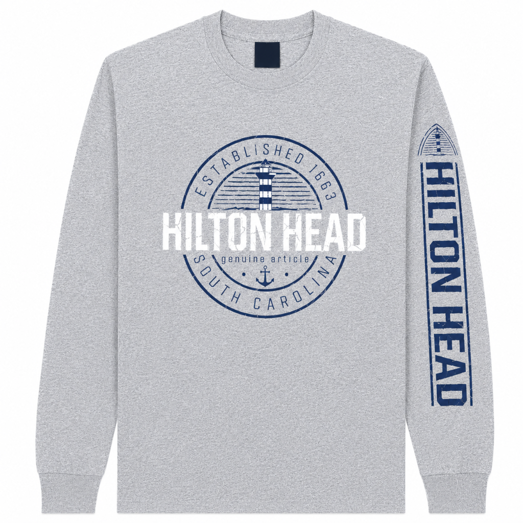 Hilton Head Island Lighthouse Long Sleeve T-Shirt