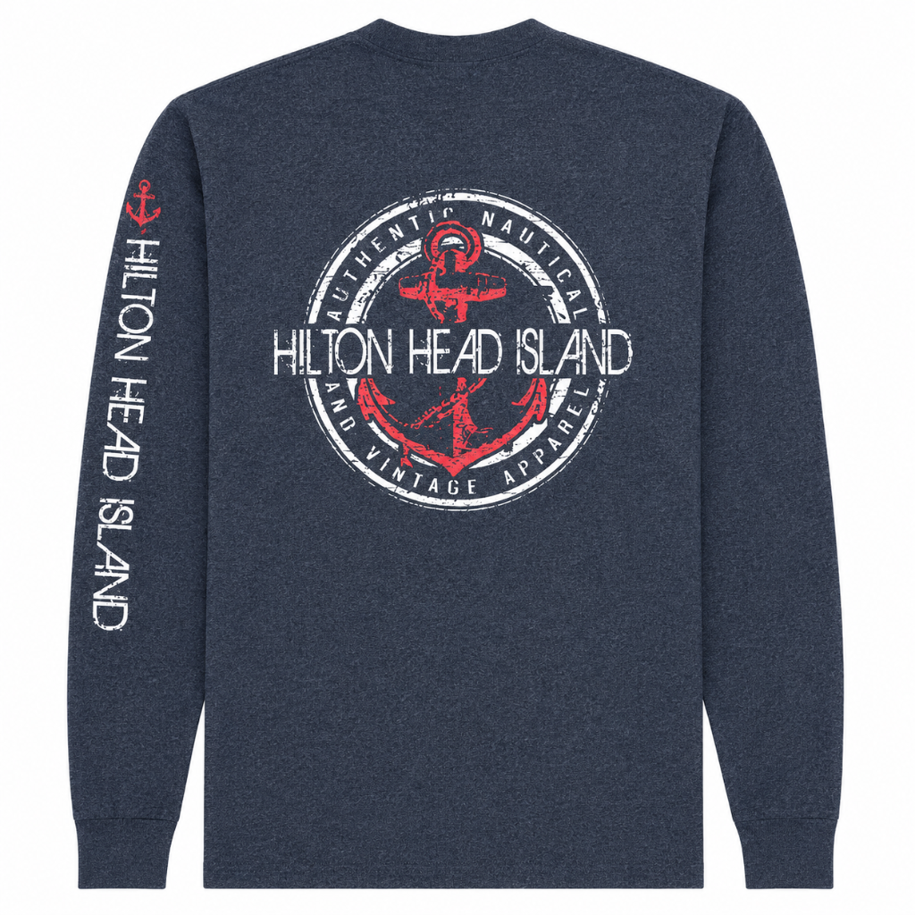 Shotgun Anchor Hilton Head Long Sleeve T-Shirt