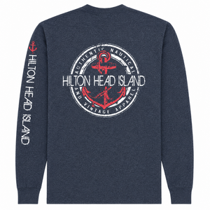Shotgun Anchor Hilton Head Long Sleeve T-Shirt