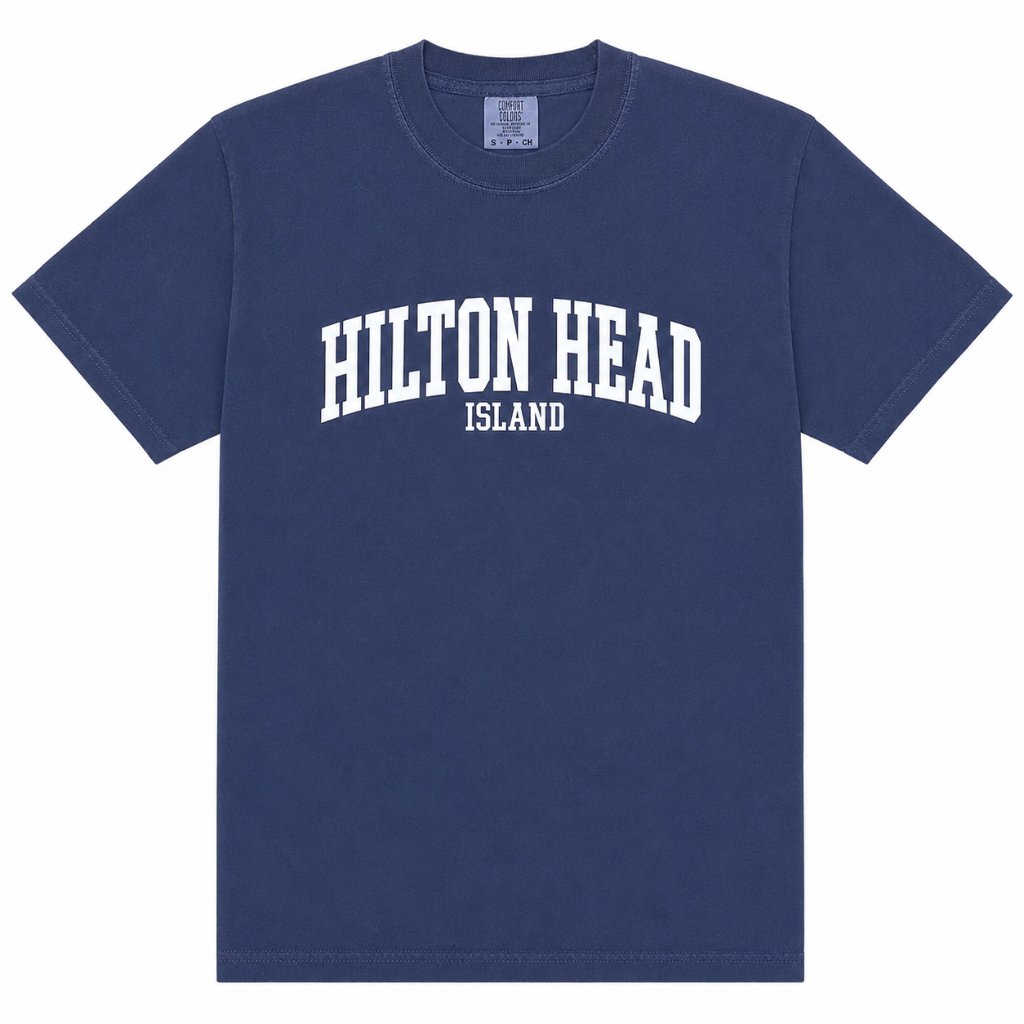 Hilton Head Island Yearbook Print Arch T-Shirt