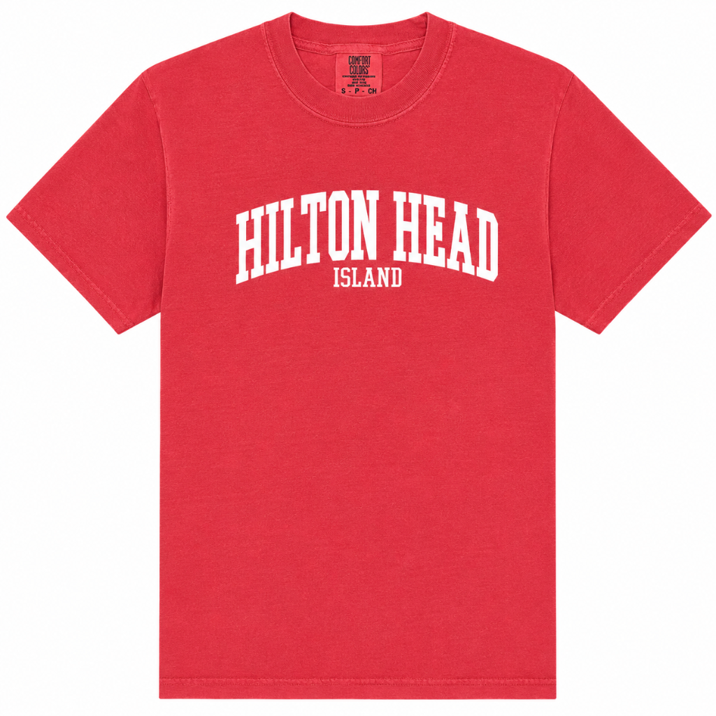 Hilton Head Island Yearbook Print Arch T-Shirt