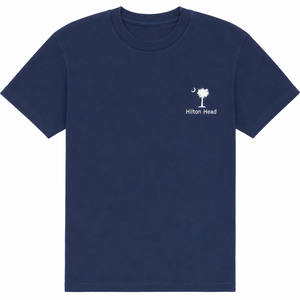 Embroidered Palm Moon Hilton Head Unisex T-Shirt