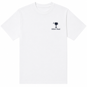 Embroidered Palm Moon Hilton Head Unisex T-Shirt