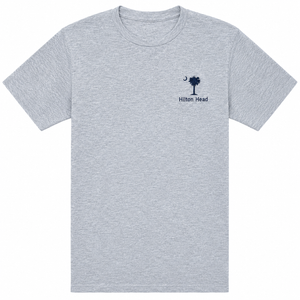 Embroidered Palm Moon Hilton Head Unisex T-Shirt
