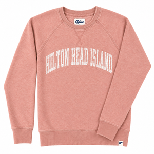 Hilton Head Arch Chelsea Burnout Crew Neck Sweatshirt