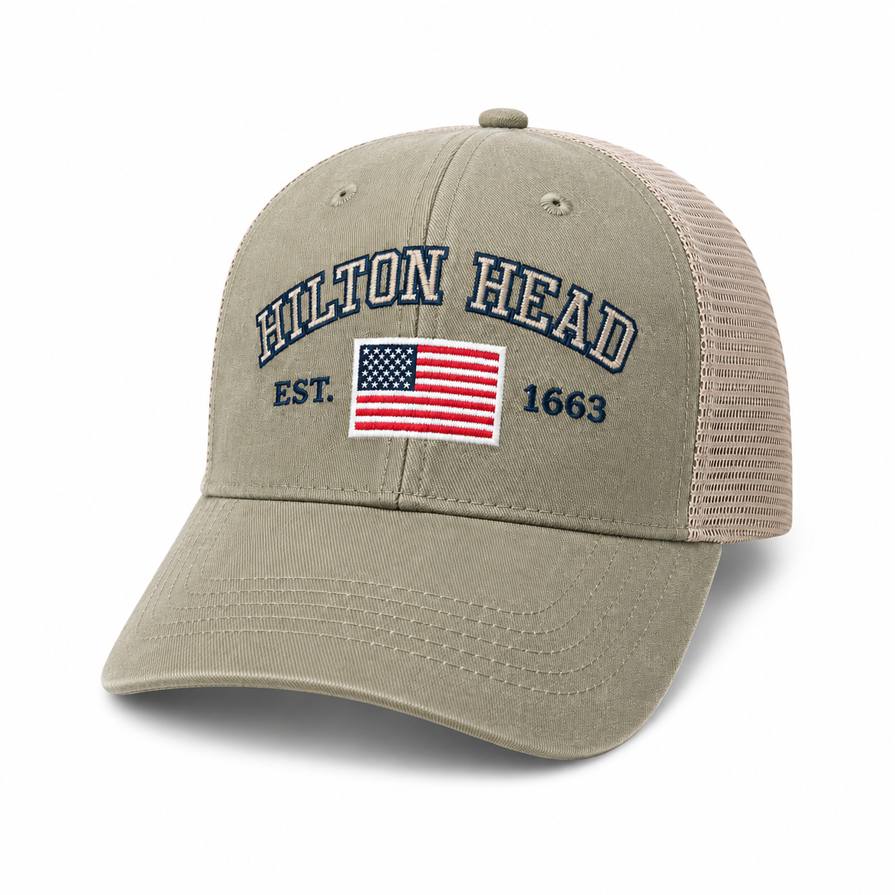 Hilton Head Flag Mesh Hat