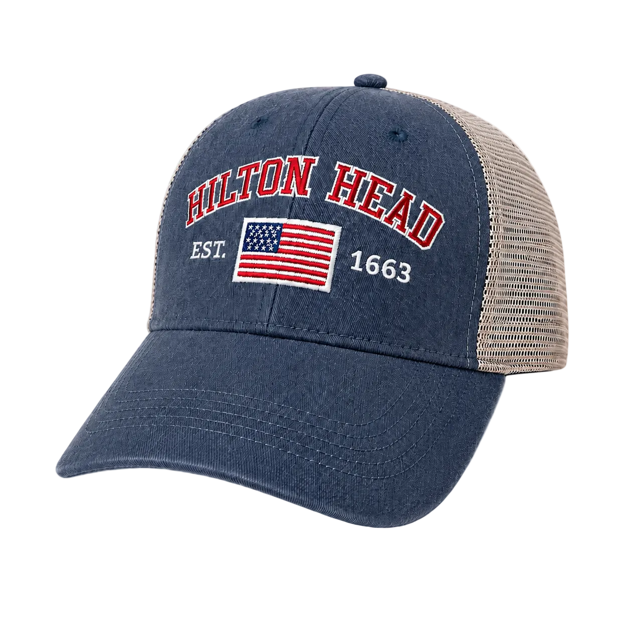 Hilton Head Flag Mesh Hat