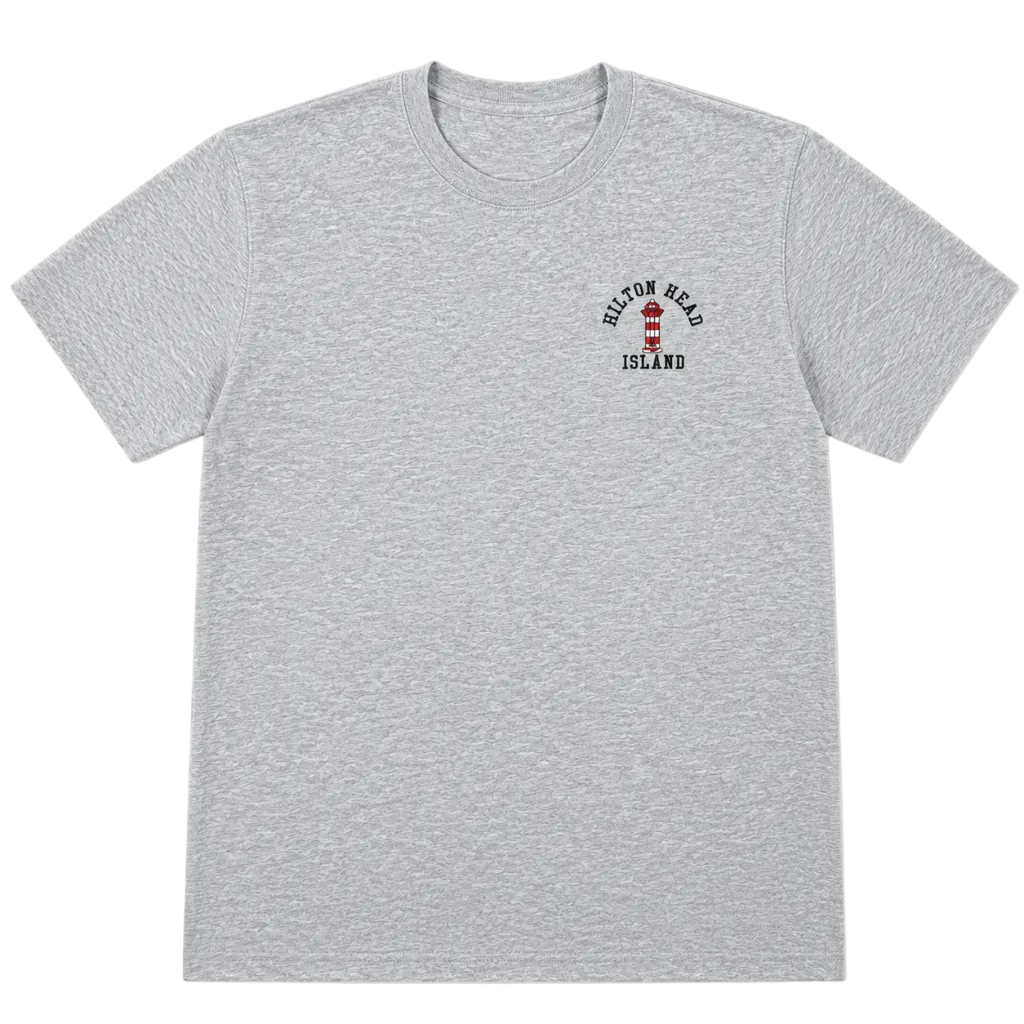 Hilton Head Embroidered Lighthouse Unisex T-Shirt