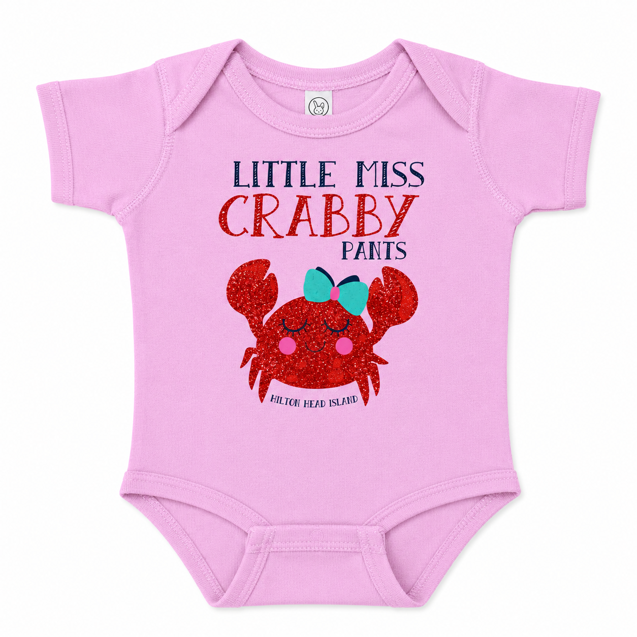 Infant Hilton Head Island Lil Miss Crabby Pants Onesie