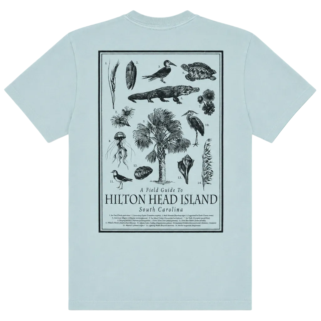 Hilton Head Island Field Guide T-Shirt