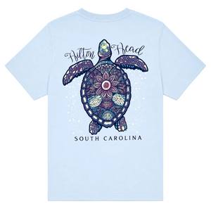 Hilton Head Island Bubbling Sea Turtle T-Shirt