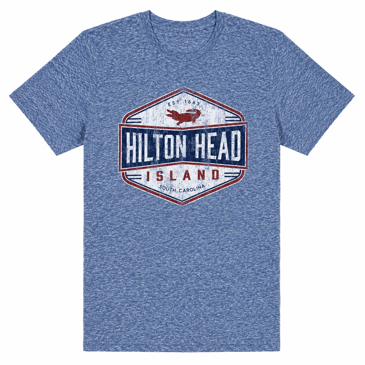 Hilton Head Hexaco Gator Snow T-shirt