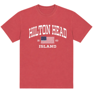 Vintage Flag Hilton Head T-Shirt