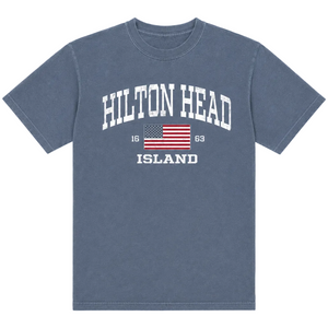 Vintage Flag Hilton Head T-Shirt