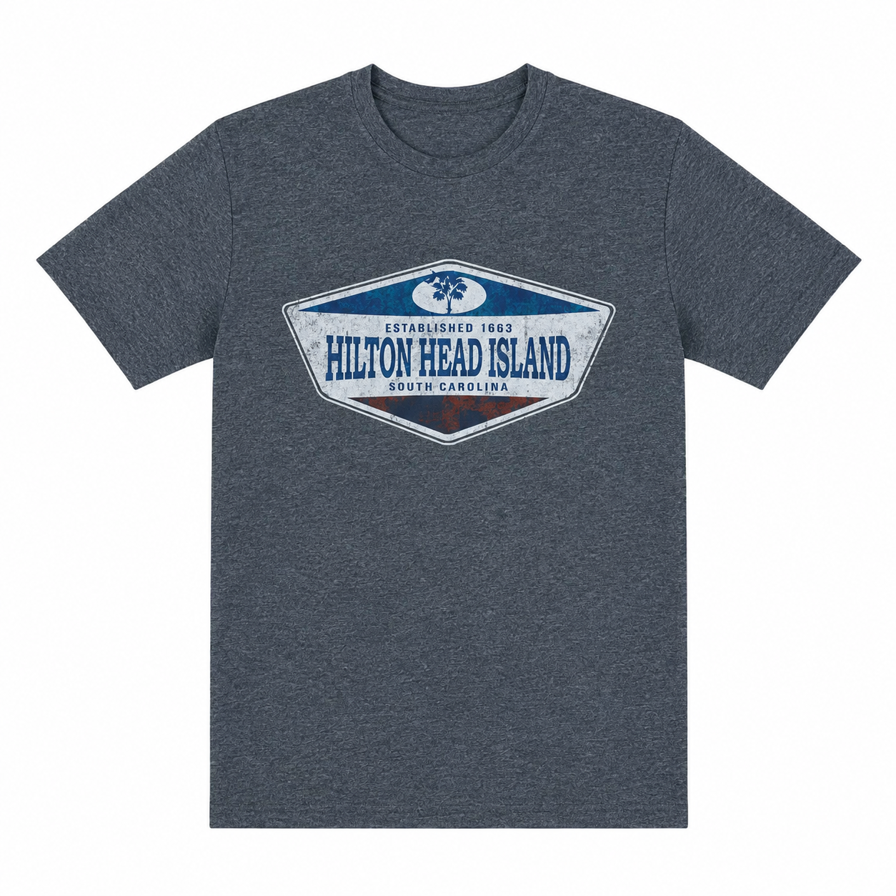 Hilton Head Dynamo Palm and Moon Comfy T-Shirt