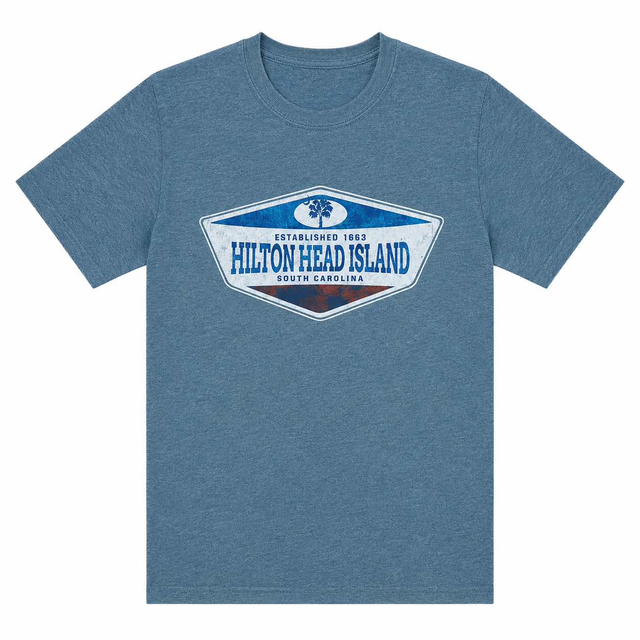Hilton Head Dynamo Palm and Moon Comfy T-Shirt