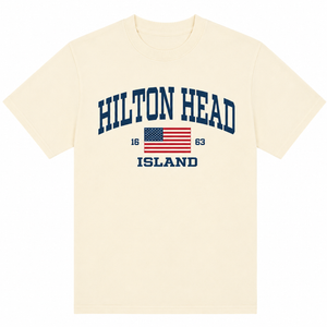 Vintage Flag Hilton Head T-Shirt