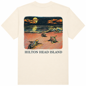 Hilton Head Island Night Sky Turtle T-Shirt