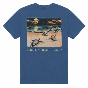 Hilton Head Island Night Sky Turtle T-Shirt