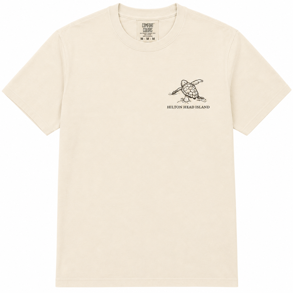 Hilton Head Island Night Sky Turtle T-Shirt