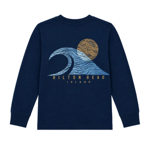 Youth Hilton Head Linwood Wave Long Sleeve T-Shirt
