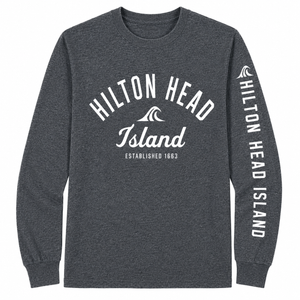 Rhombus Wave Hilton Head Island Long Sleeve T-Shirt