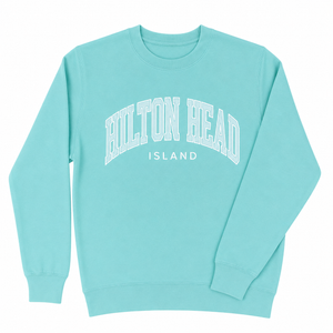 College Arch Puff Ink Hilton Head Sweatshirt