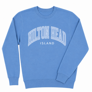 College Arch Puff Ink Hilton Head Sweatshirt