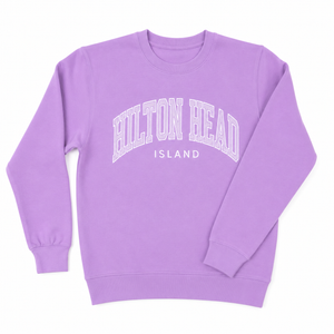 College Arch Puff Ink Hilton Head Sweatshirt