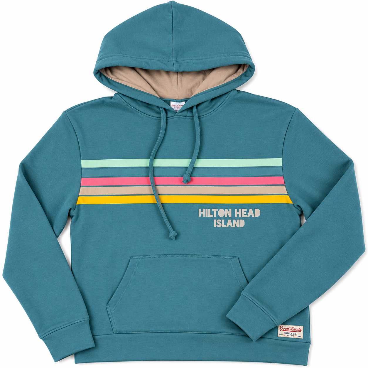 Happy Stripe Hilton Head Hoodie